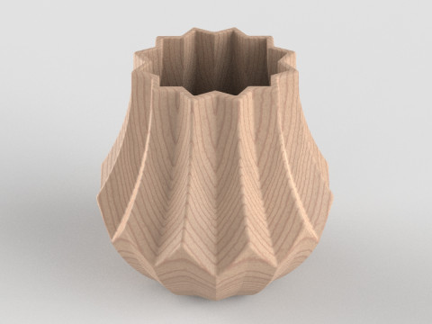 Flower Vase 3D Print Model