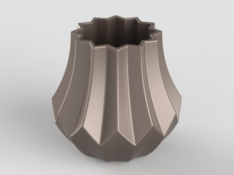 Flower Vase 3D Print Model