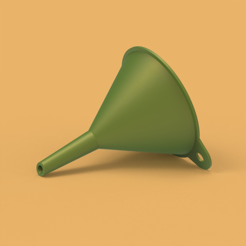 Funnel Modelo de Impressão 3D .c4d .max .obj .3ds .fbx .stl .blend 