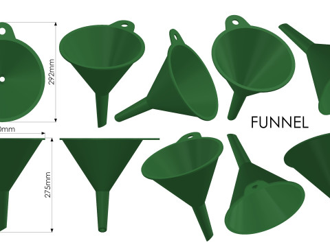 Funnel Modelo de Impressão 3D
