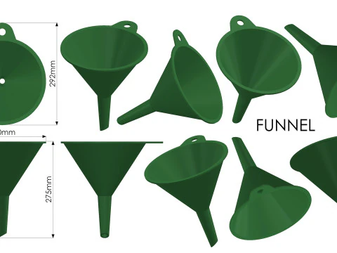 Funnel 3D Print Model