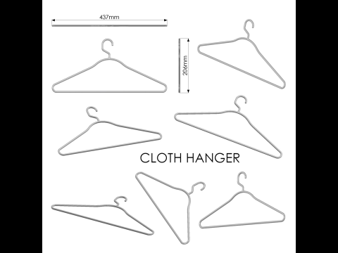 Cloth Hanger 3D 프린트 모델