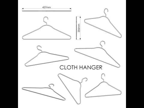 Cloth Hanger 3D Print Model