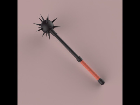 Medieval Mace Modello di stampa 3D