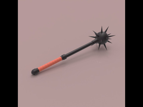 Medieval Mace Modello di stampa 3D