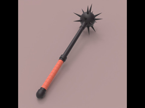 Medieval Mace Modello di stampa 3D