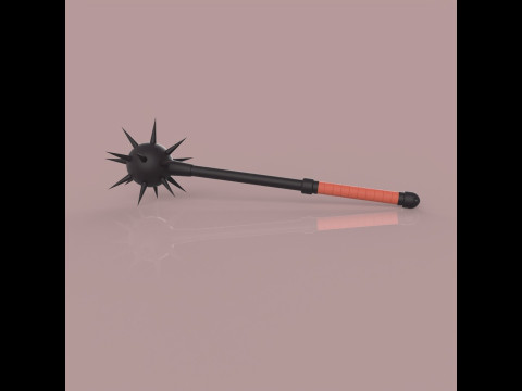 Medieval Mace Modello di stampa 3D