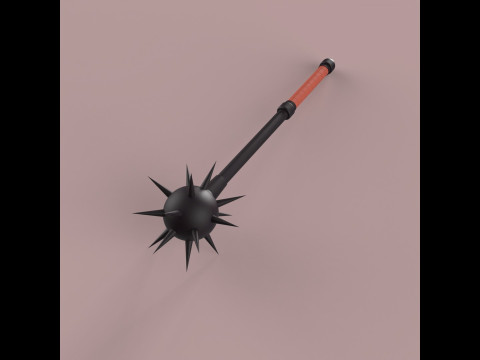 Medieval Mace Modello di stampa 3D