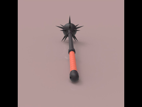 Medieval Mace Modello di stampa 3D