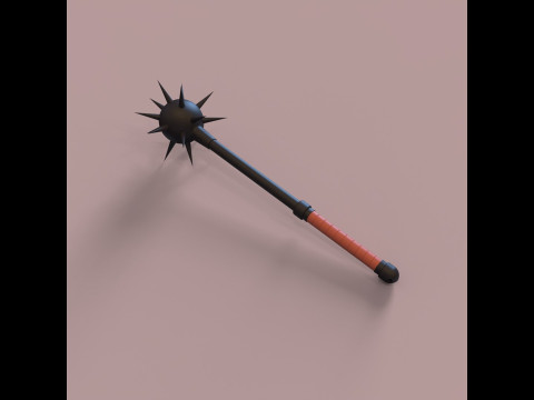 Medieval Mace Modello di stampa 3D