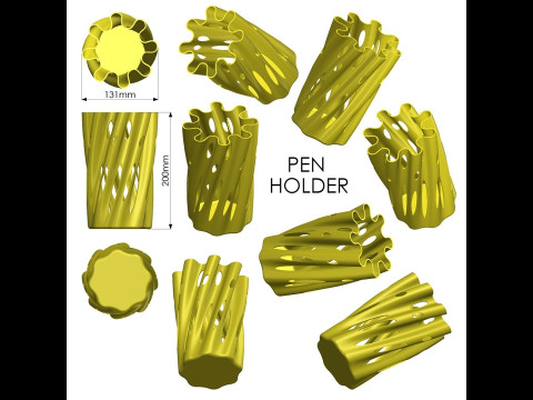 Pen Holder 3D Print Model