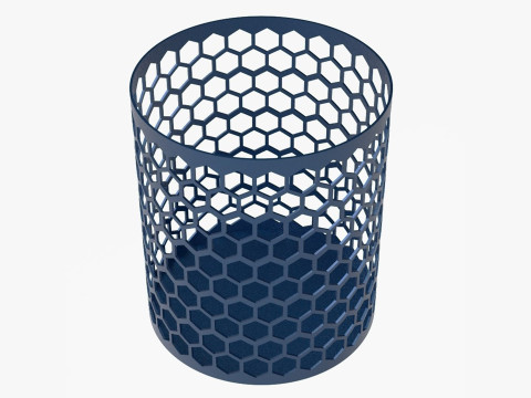 Honeycomb Pen Holder 3D-Druckmodell