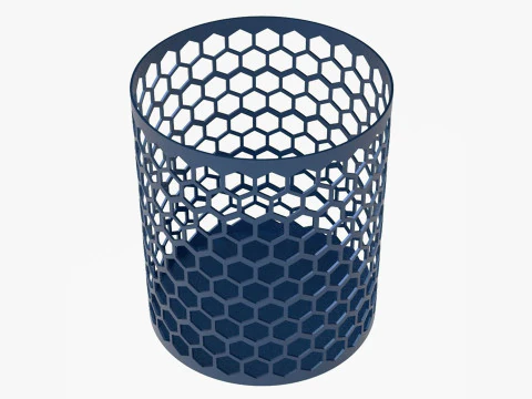 Wabenf&ouml;rmiger Stifthalter 3D Druckmodell