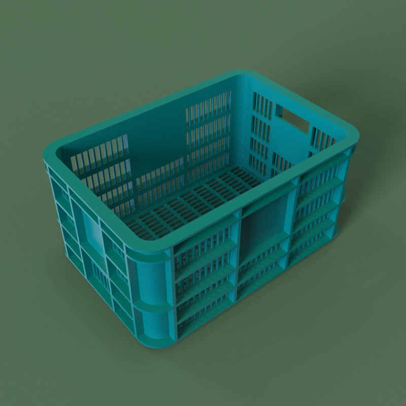 Box 3D Baskı Modeli .c4d .max .obj .3ds .fbx .stl .blend 