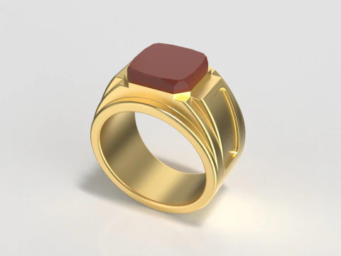 Pierścień Model do druku 3D