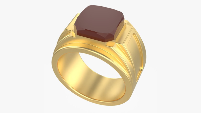 Ring 3D 프린트 모델 .c4d .max .obj .3ds .fbx .stl .blend 