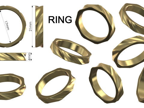 Ring Modello di stampa 3D