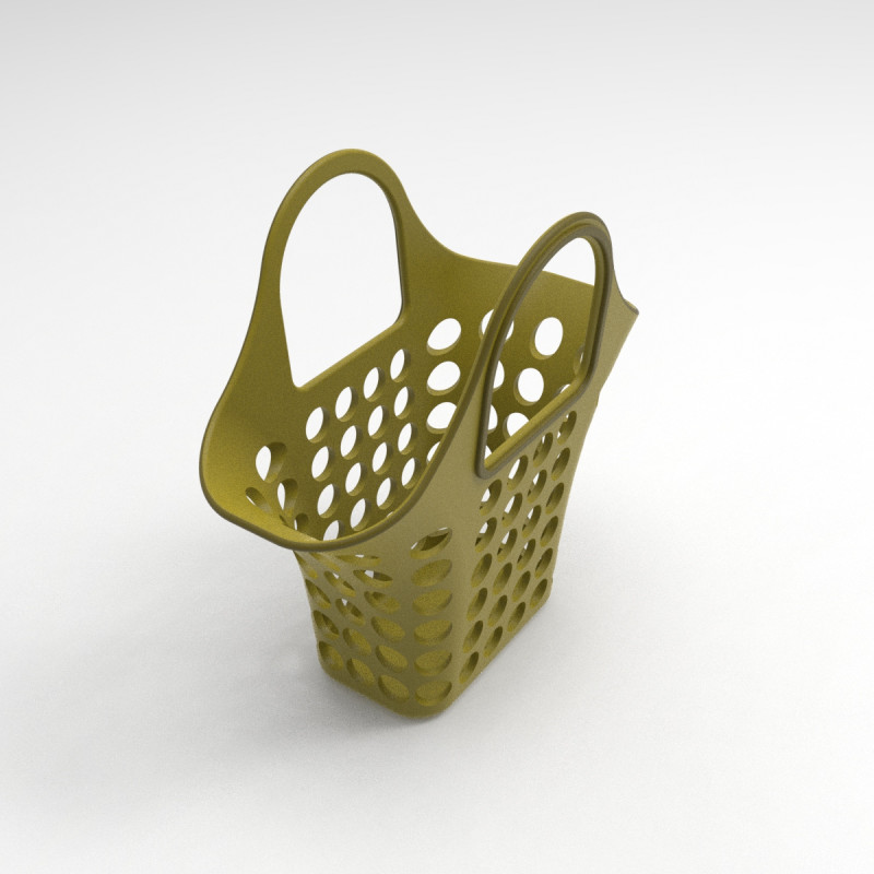Shopping Bag 3D-Druckmodell .c4d .max .obj .3ds .fbx .stl .blend 