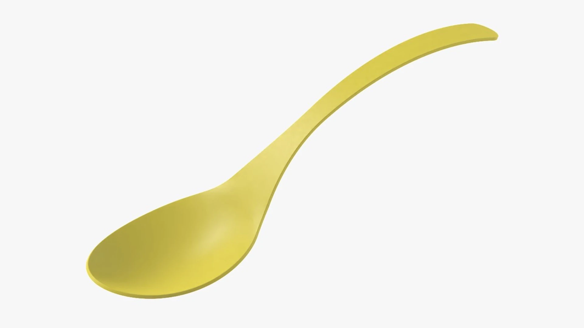Spoon 3D Print Model .c4d .max .obj .3ds .fbx .stl .blend 
