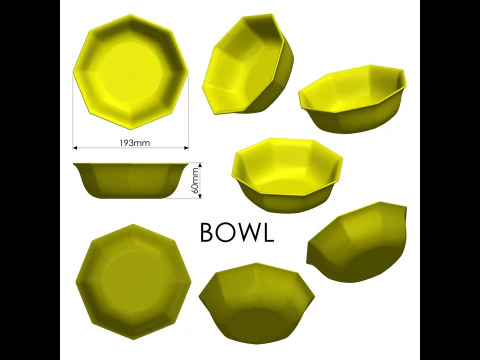 Bowl 3D Print Model
