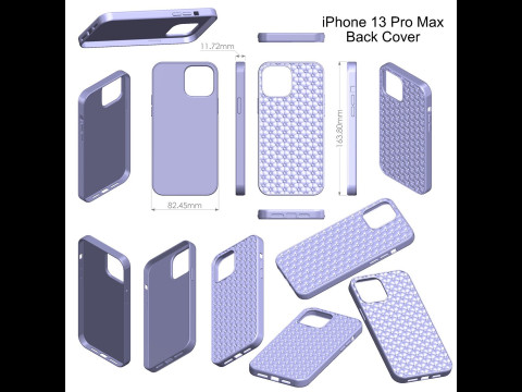 IPhone 13 Pro Max Back Cover 3D 打印模型