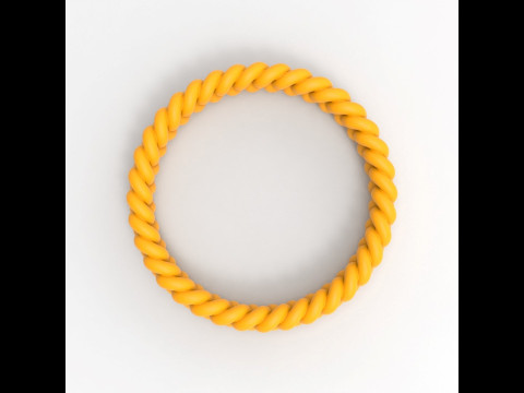 Braided Bracelet 3D 프린트 모델