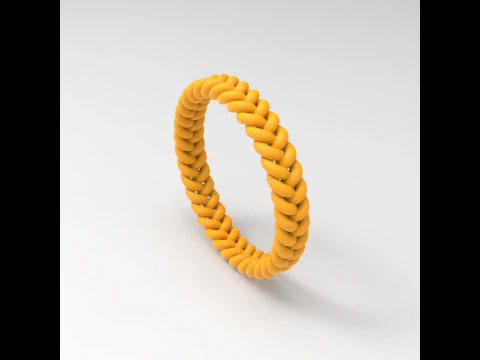 Braided Bracelet 3D Print Model