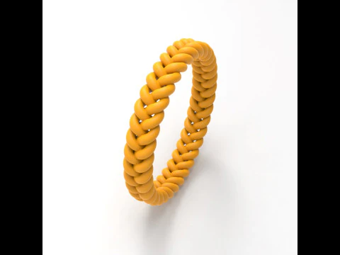Braided Bracelet 3D Print Model