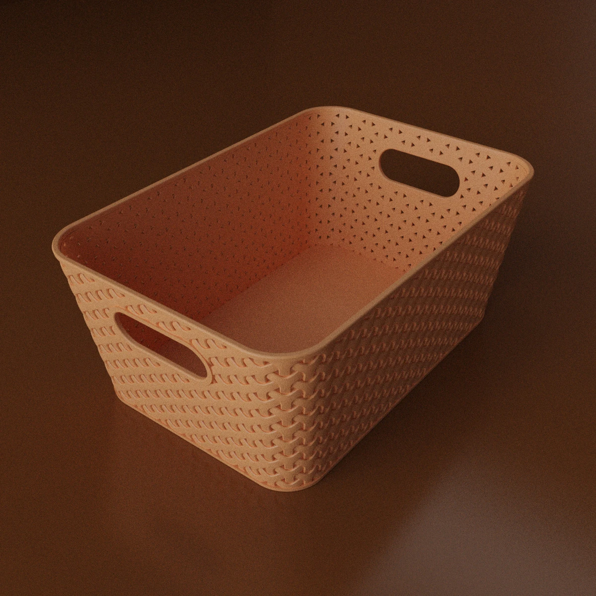 Basket 3D Print Model .c4d .max .obj .3ds .fbx .stl .blend 