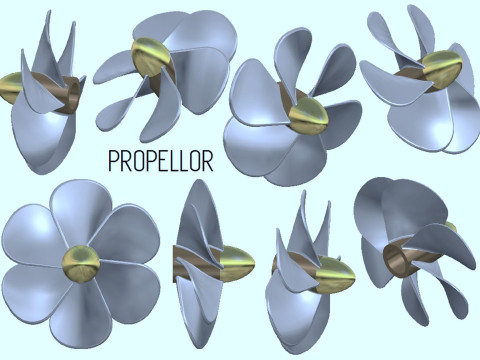 Propellor 3D-Druckmodell