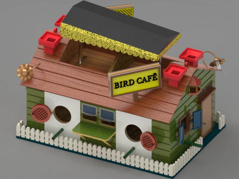 Bird House 3D Print Model