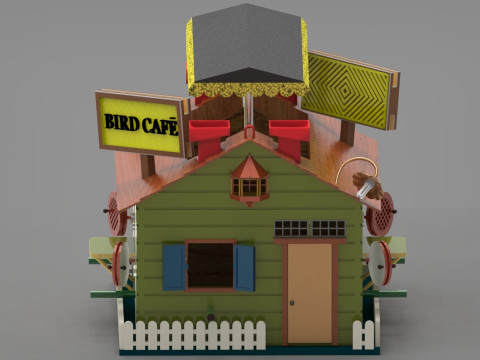 Bird House Modelo de impresión 3D