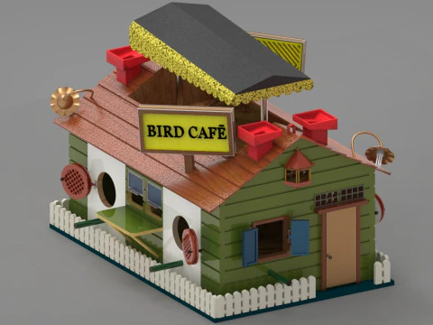 Bird House 3D Print Model