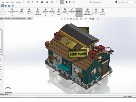Bird House 3D Print Model