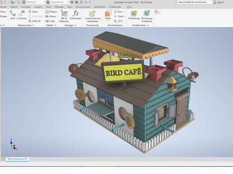 Bird House Modelo de impresión 3D