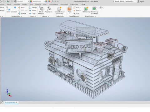 Bird House 3D Print Model