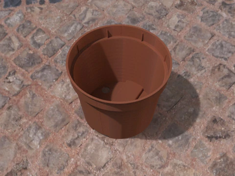 Flower Pot 3D Print Model