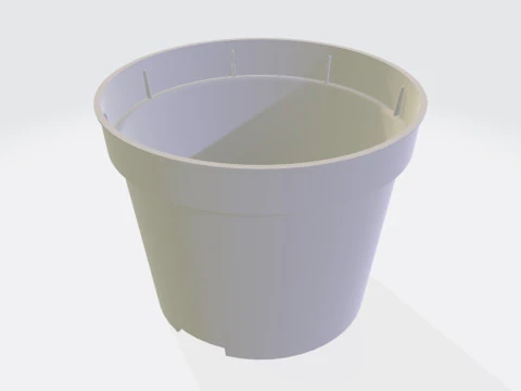 Flower Pot 3D Print Model
