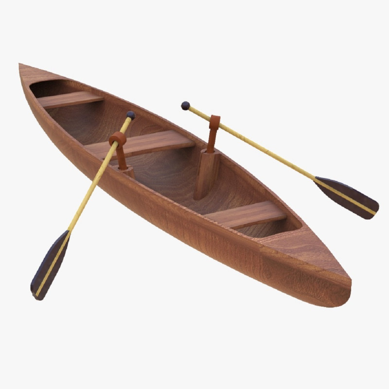 Boat 3D 프린트 모델 .c4d .max .obj .3ds .fbx .stl .blend 