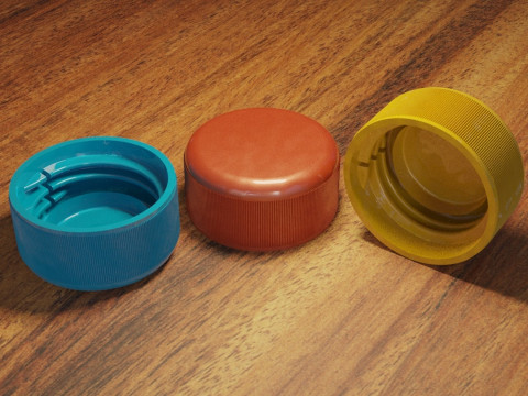 Plastic Bottle Cap Modello di stampa 3D