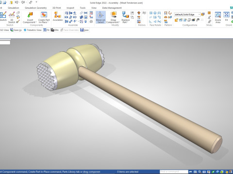 Meat Tenderizer Modelo de Impressão 3D