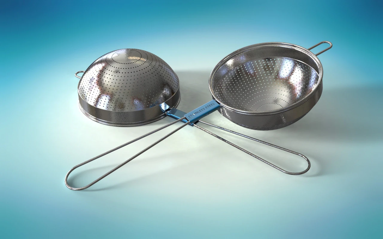 Strainer 3D Print Model .c4d .max .obj .3ds .fbx .stl .blend