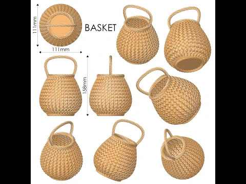 Basket 3D Print Model