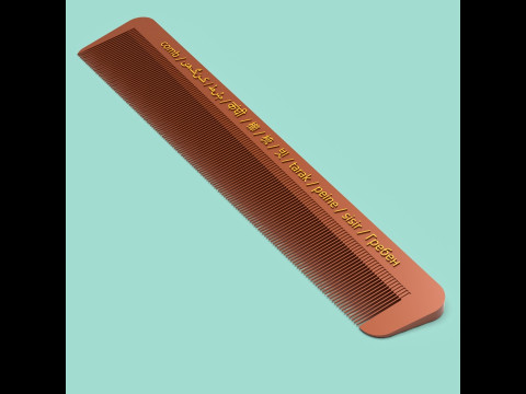 Printable Comb Modelo de Impressão 3D