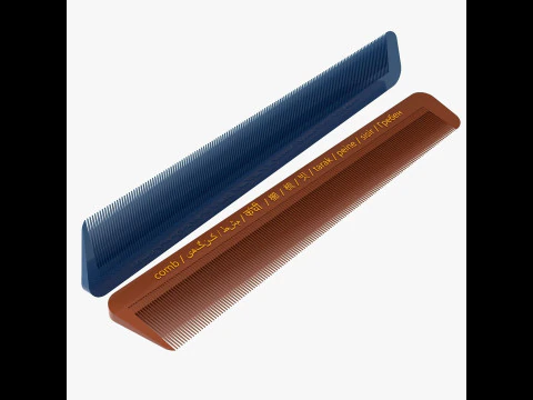 Afdrukbare kam 3D printmodel