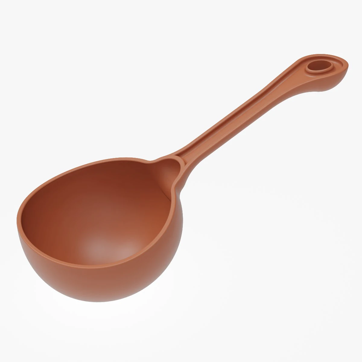Ladle Spoon 3D Print Model .c4d .max .obj .3ds .fbx .stl .blend