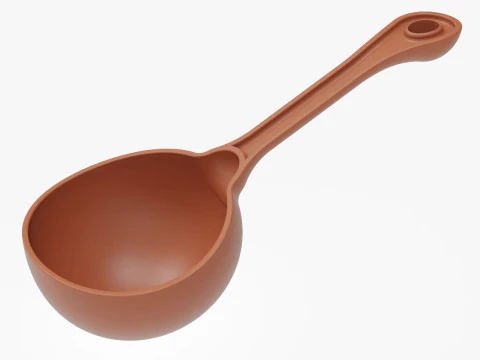 Colher Concha Modelo de Impressão 3D