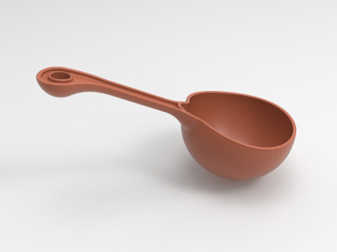 Ladle Spoon 3D Print Model