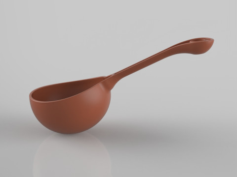 Ladle Spoon 3D Print Model