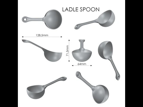 Ladle Spoon 3D Print Model